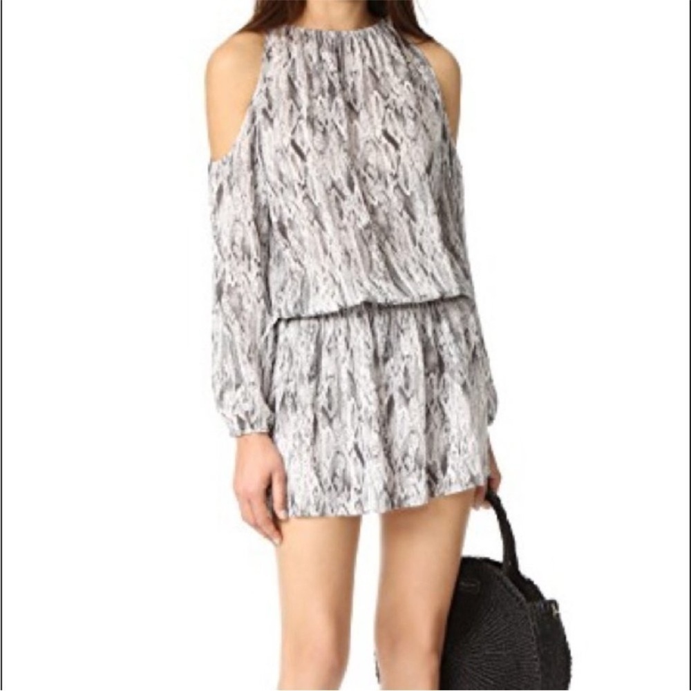 Ramy Brook Snake Print Long Sleeve Dress size S - Picture 2 of 8